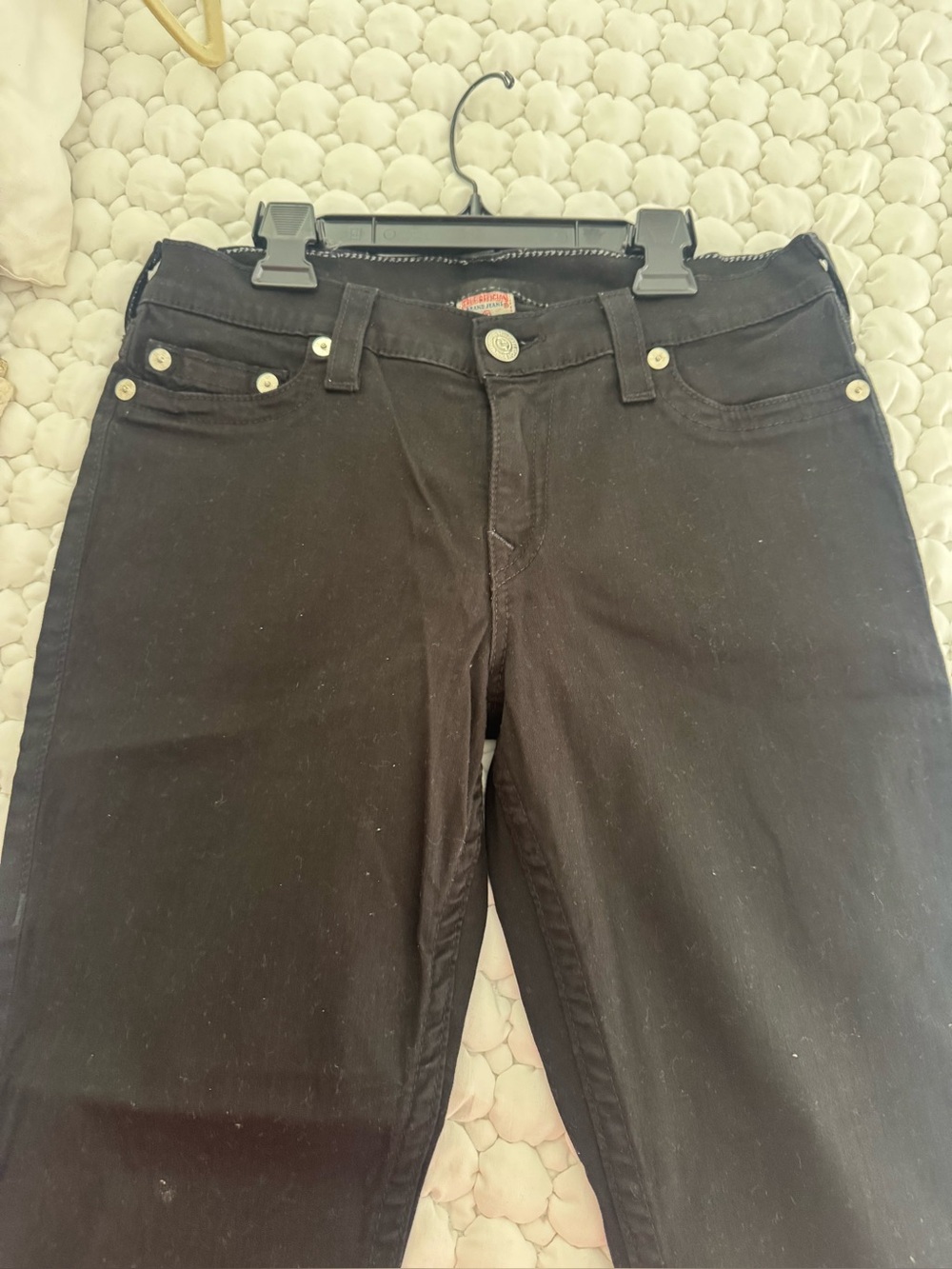 Classic low-rise black slim ankle Jeans